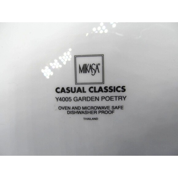 Mikasa Garden Poetry Y4005 One 12 1/4" Platter Chop Plate - Picture 5 of 7